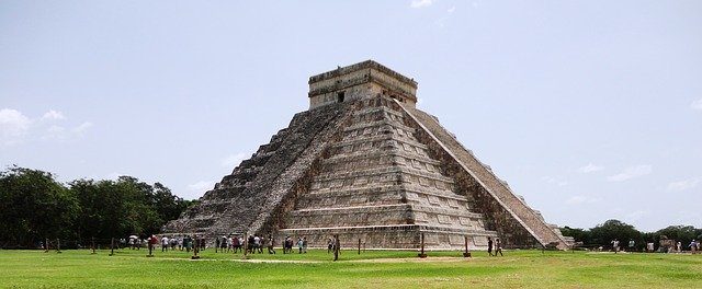 Cancun, Mayan pyramid