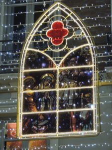christmas illumination in malaga